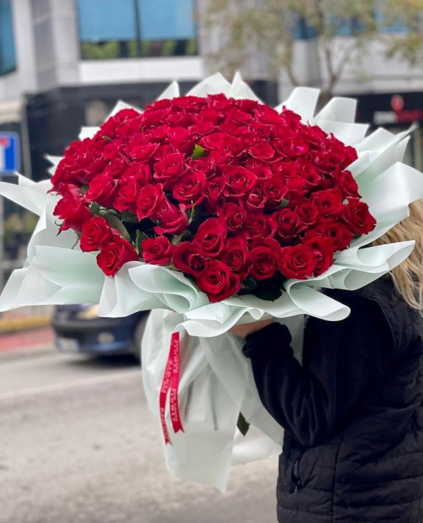 100 Rosas Rojas Importadas