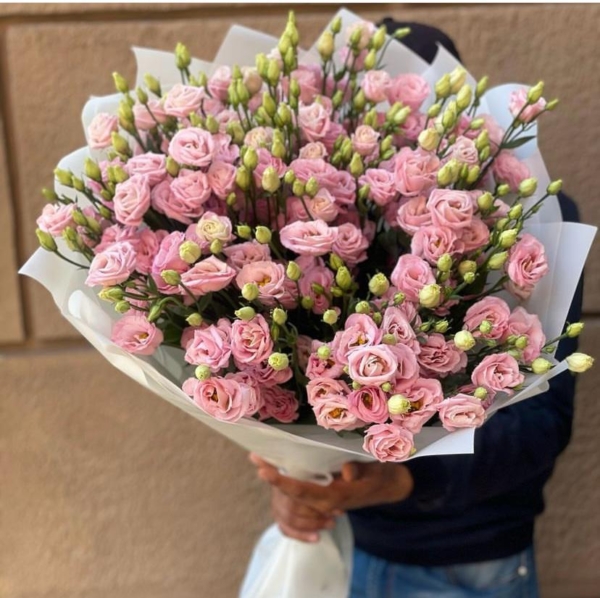 Ramo Deluxe de Lincianthus Rosado