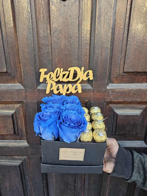 Box Azul " Feliz Dia Papa"